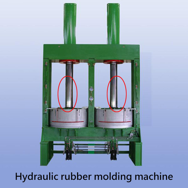 Hydraulic rubber molding machine